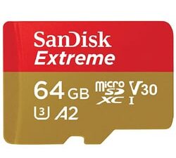 SanDisk Extreme uSD, 64GB, for...